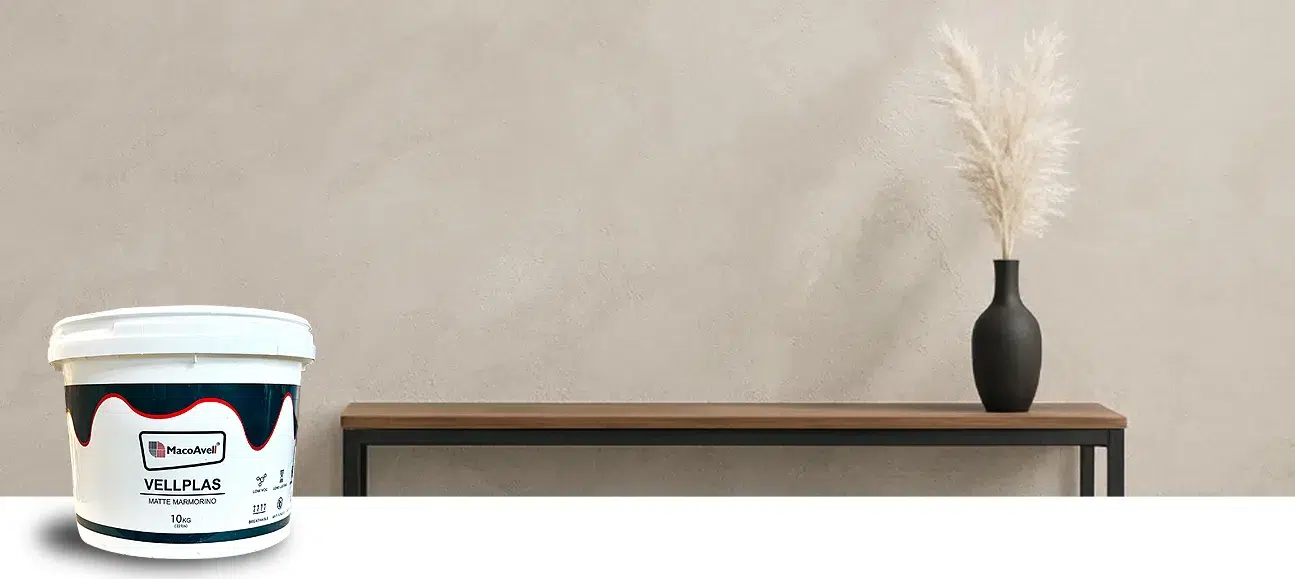 Vellplas with finished wall